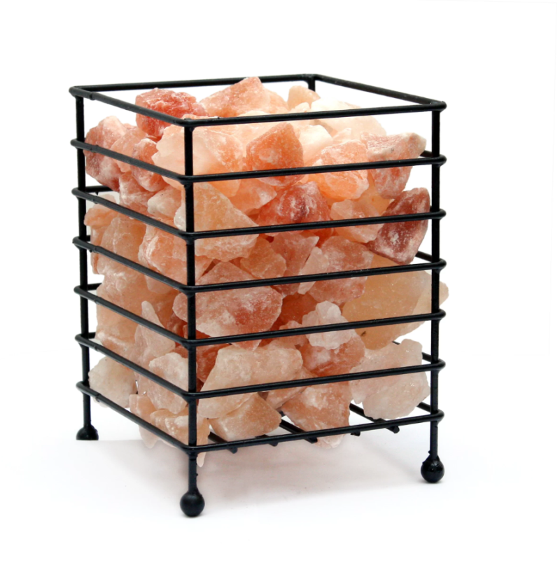 Square Iron Basket Lamp